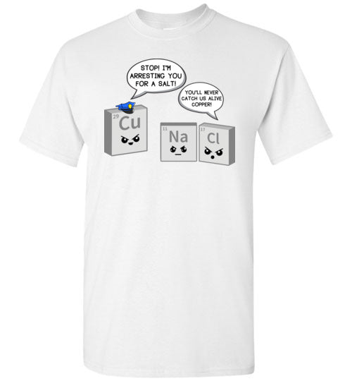 Periodic Table A Salt Copper Gildan Youth