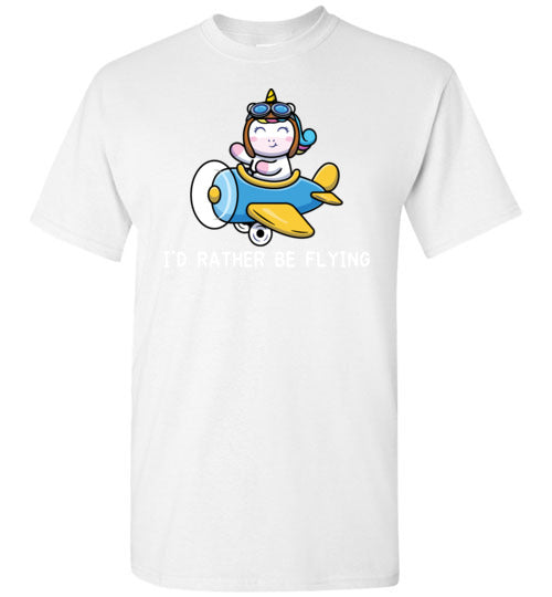 Unicorn Rather Be Flying Gildan Youth