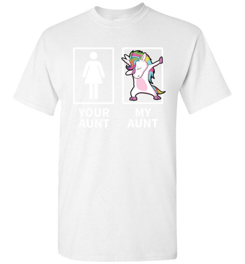 Your Aunt My Aunt Dabbing Unicorn Gildan Youth