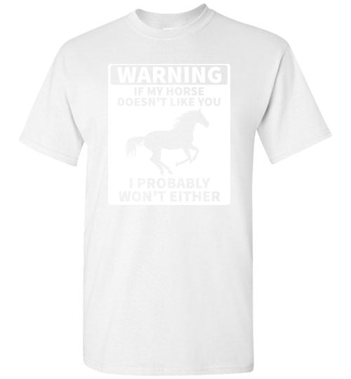 Horse Warning Gildan Youth