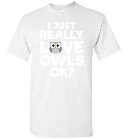 Just Really Love Owls Gildan Youth