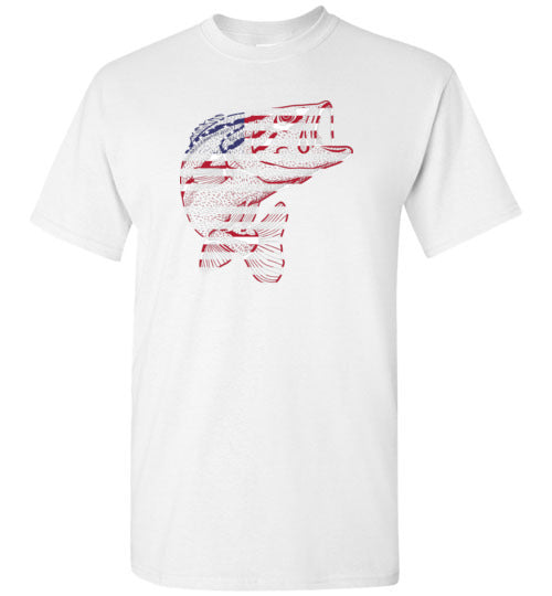 Bass Flag Fish Gildan Youth