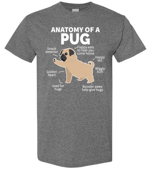 Pug Anatomy Gildan Youth