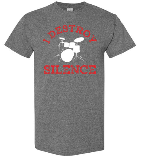 Drummer Destroy Silence Gildan Youth