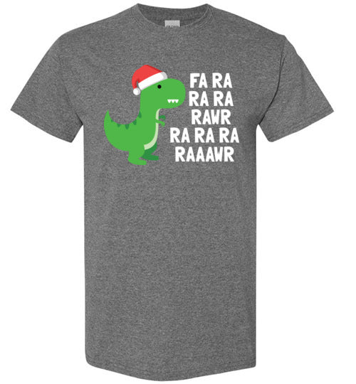 Dinosaur Christmas Fa Ra Ra Rawr Gildan Youth