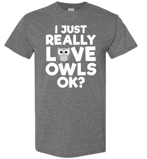 Just Really Love Owls Gildan Youth