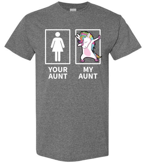 Your Aunt My Aunt Dabbing Unicorn Gildan Youth
