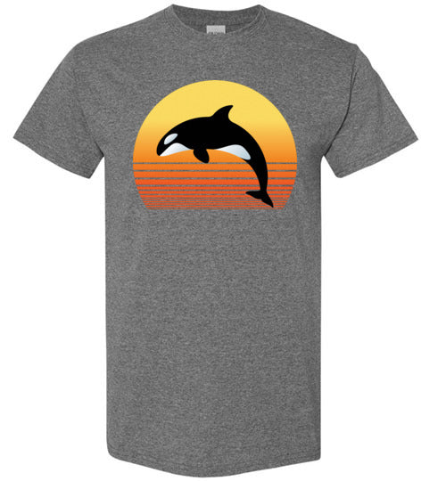 Killer Whale Sunset Gildan Youth