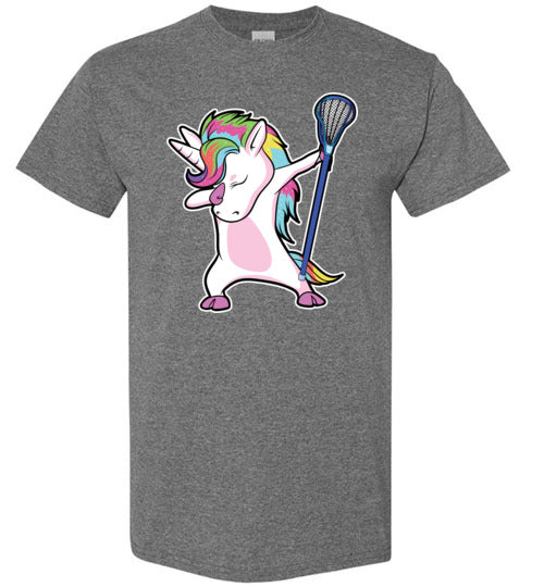 Dabbing Unicorn Lacrosse Gildan Youth
