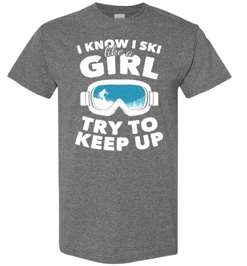 Ski Like A Girl Gildan Youth