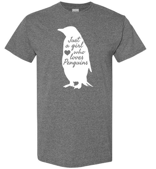 Just A Girl Who Loves Penguins Gildan Youth