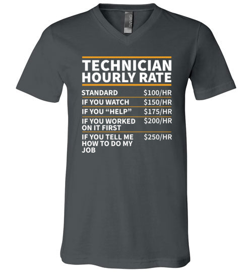 Technician Hourly Rate V-Neck