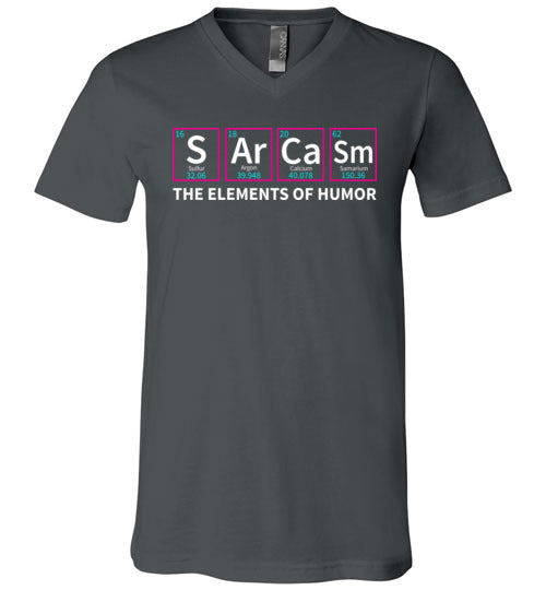 Sarcasm Elements of Humor V-Neck