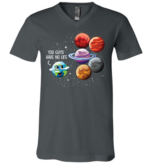 Planets No Life V-Neck