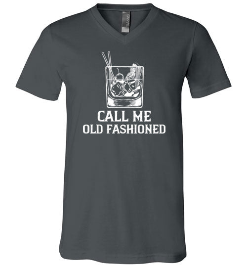 Call Me Old Fashioned Whiskey V-Neck