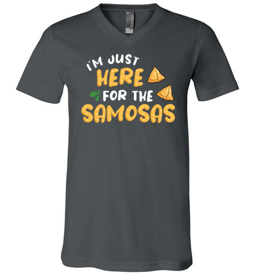 Just Here For The Samosas V-Neck