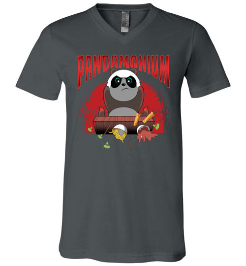 Pandamonium Panda V-Neck
