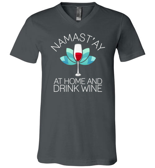 Yoga And Wine V-Neck