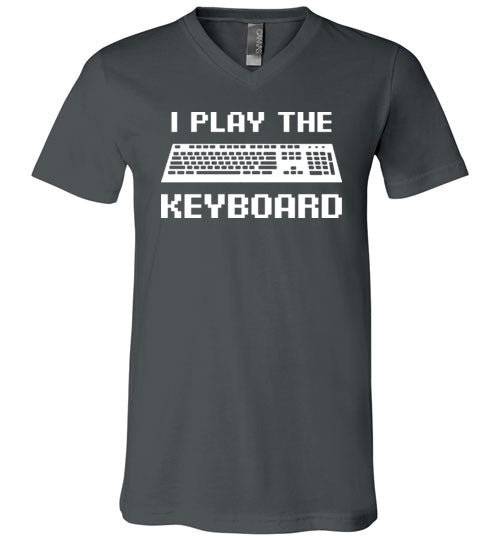 I Play The Keyboard V-Neck