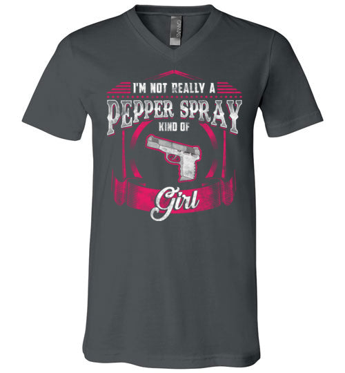 Not Really A Pepper Spray Kind Of Girl V-Neck
