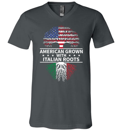 American Grown Italian Roots V-Neck