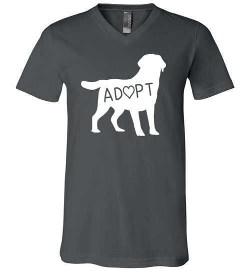 Adopt Dog V-Neck