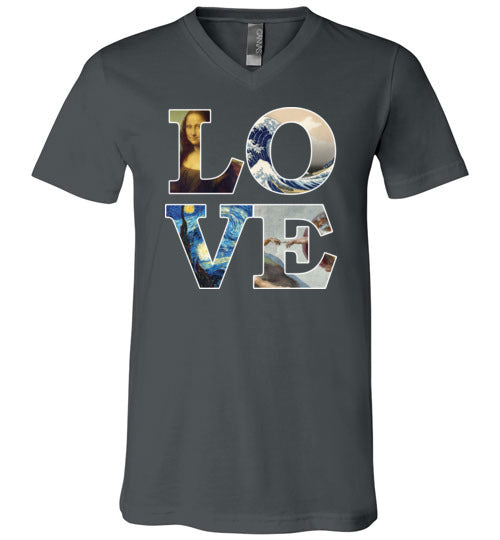 Love Art Masterpieces V-Neck