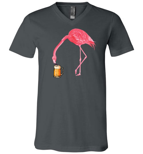 Flamingo Beer V-Neck