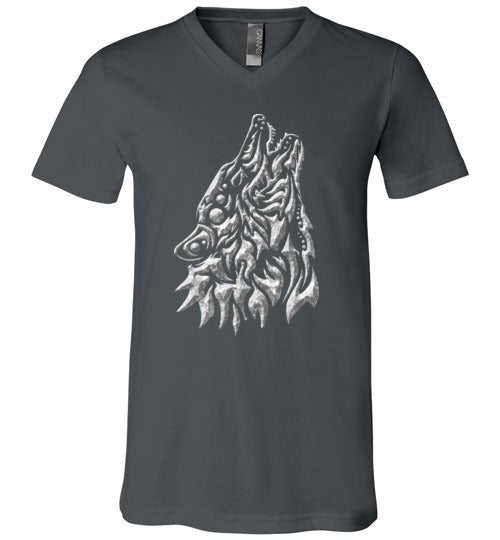 Fenrir Viking Wolf V-Neck