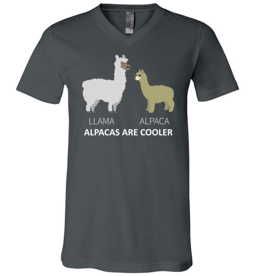 Llama Alpacas Are Cooler V-Neck