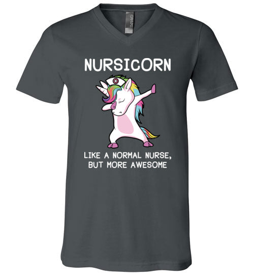 Nursicorn Nurse Unicorn V-Neck