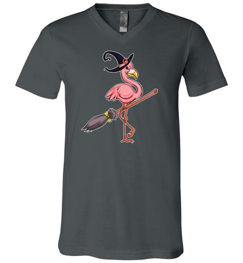 Flamingo Witch V-Neck