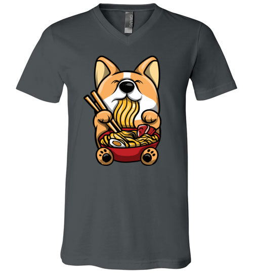 Corgi Ramen V-Neck