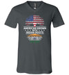 American Grown With Indian Roots V-Neck