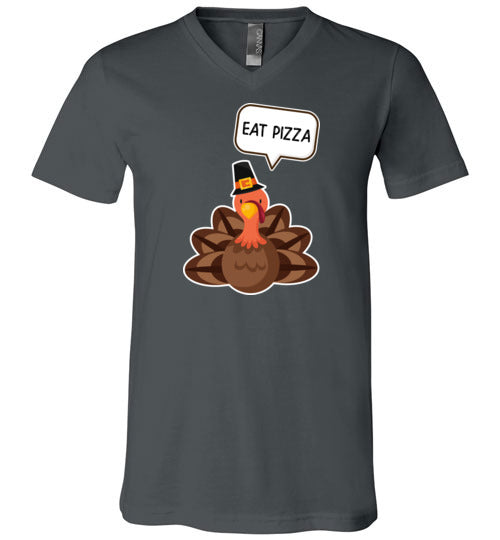 Thanksgiving Eat Pizza V-Neck