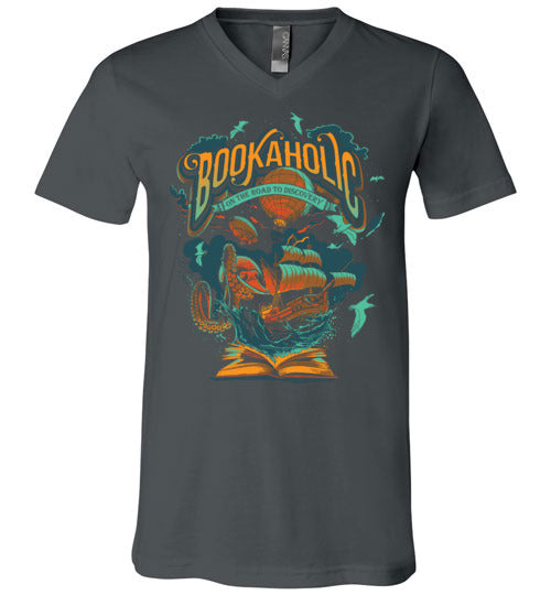 Bookaholic Octopus V-Neck