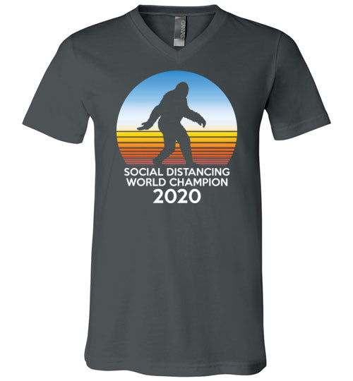 Bigfoot Social Distancing World Champion V-Neck