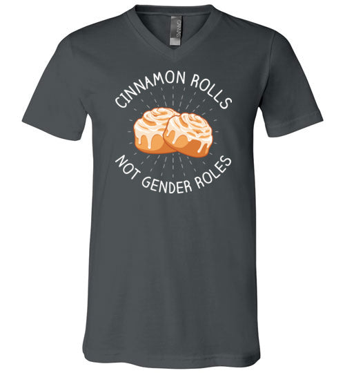 Cinnamon Rolls Not Gender Rolls V-Neck