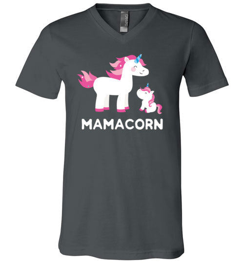 Unicorn Mom Mamacorn V-Neck