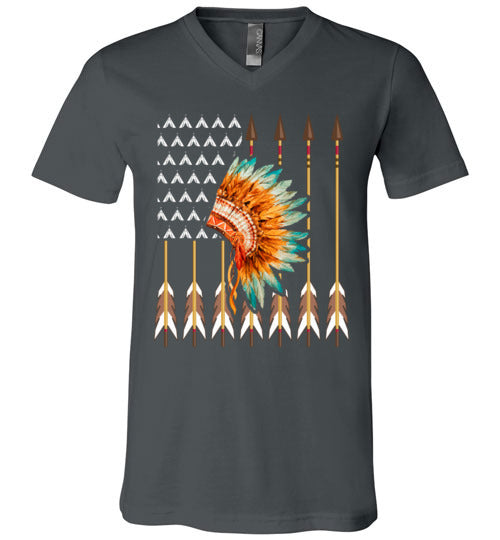 Native American Flag V-Neck