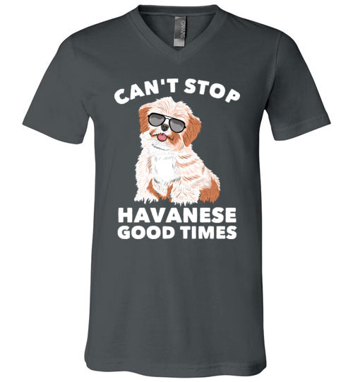 Cant Stop Havanese V-Neck