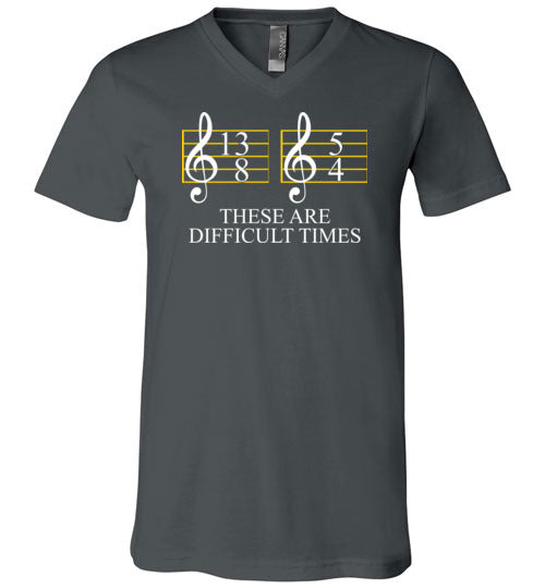 Music These Are Difficult Times V-Neck