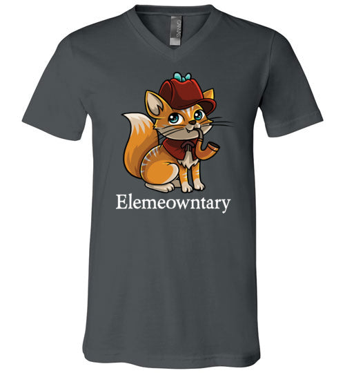 Cat Detective Elemeowntary V-Neck