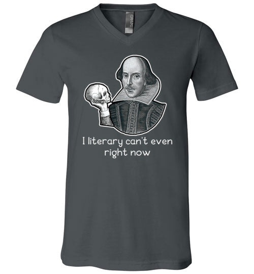 Shakespeare Literary Cant Even V-Neck