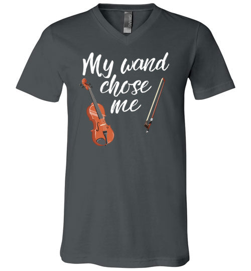 Violin Wand Chose Me V-Neck
