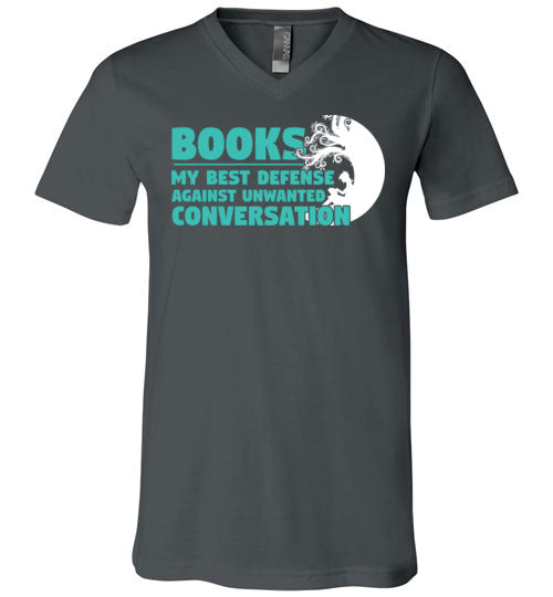 Books Unwanted Conversation V-Neck
