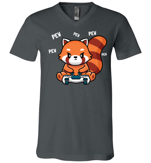 Gaming Red Panda V-Neck