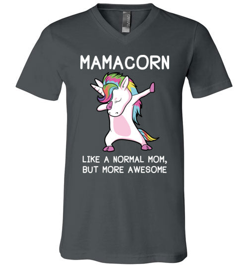 Mamacorn Unicorn Mom V-Neck