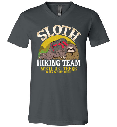 Sloth Hiking Team V-Neck