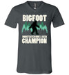 Bigfoot Hide And Seek Champion V-Neck